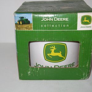 JOHN DEERE Collection Gourmet 2 Piece Ceramic DIP CHILLER 5.75"x5.75"x3.75" NIB